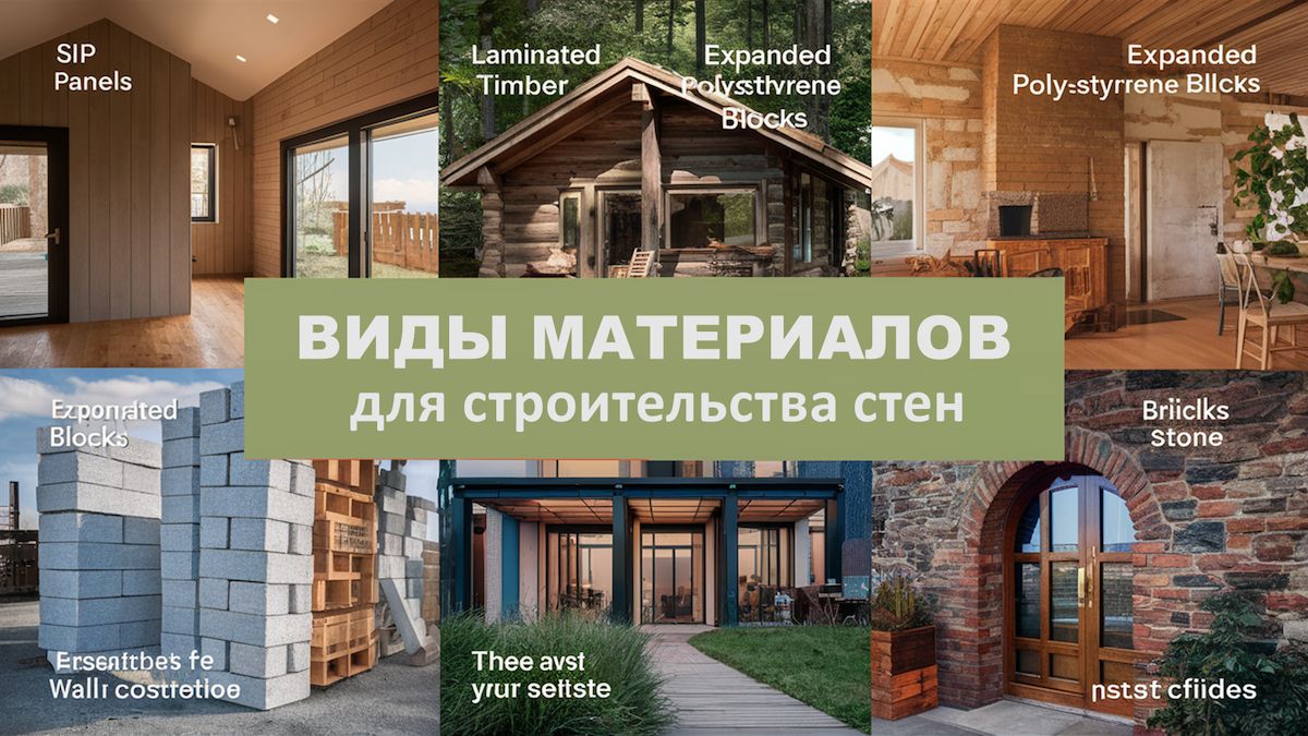 Виды материалов для строительства стен: преимущества и недостатки.